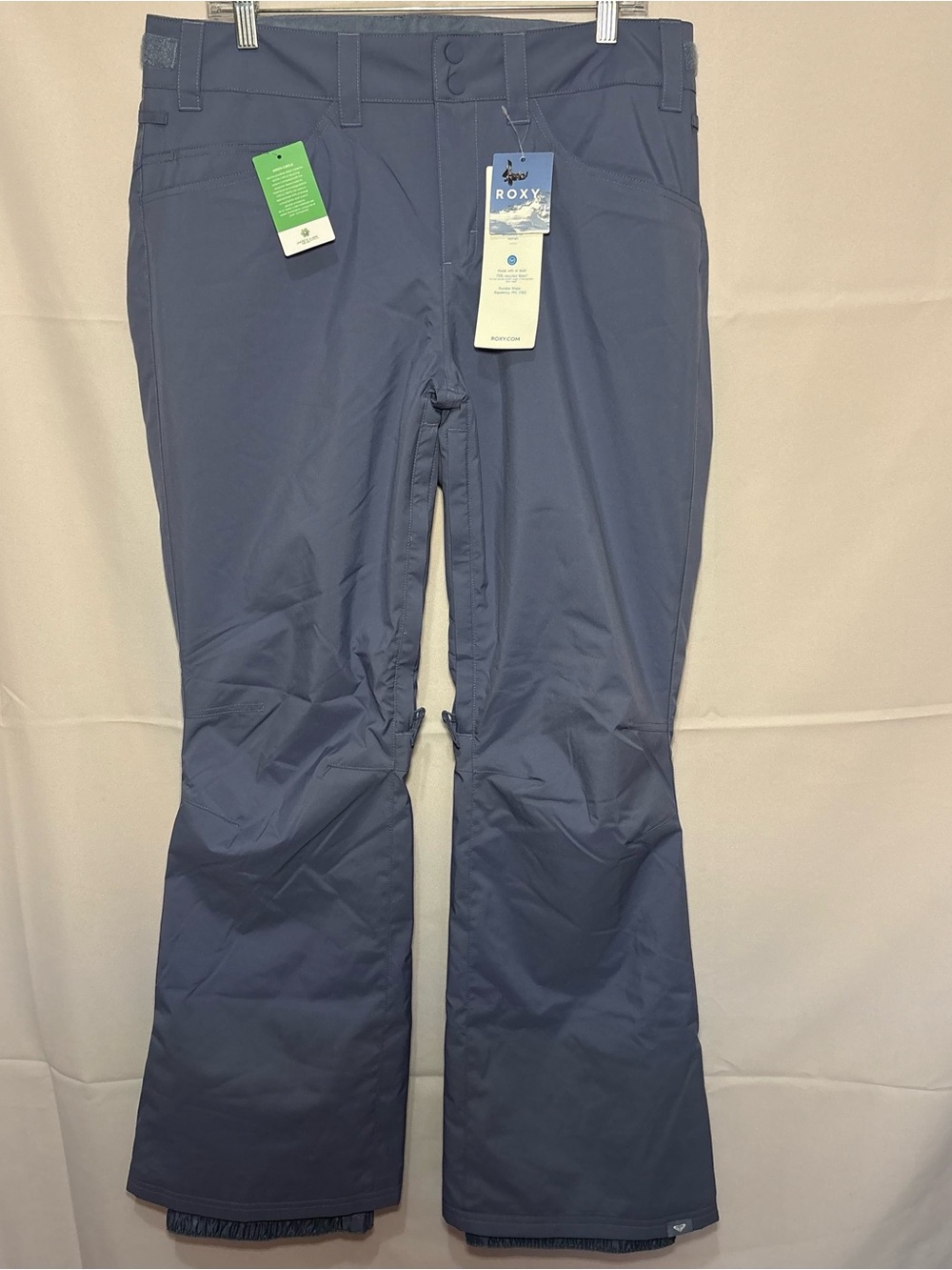 Roxy Backyard Snow Pants Blue Womens Large NWT Ski Snowboard